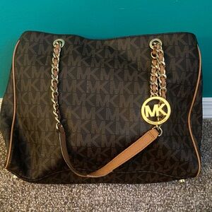 Brown logo Michael Kors Purse